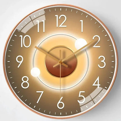 Originality Wall Clock Silent Non-Ticking Battery Operated Wall-mounted Clock Living Room Bedroom Kitchen Office Classroom