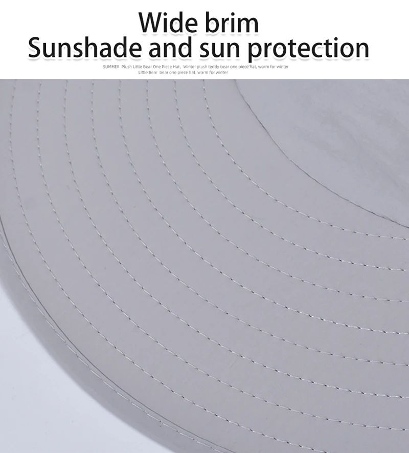 Summer MEN Shawl Fisherman Hat Quick Drying Breathable Sunshade Hat Outdoor Sun Protection Fishing Hat