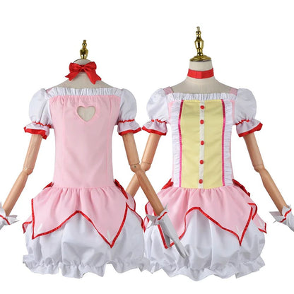 Puella Magi Madoka Magica Cosplay Costume Kaname Madoka Outfit Sweet Lolita Dress Women Halloween Party Uniforms Suit