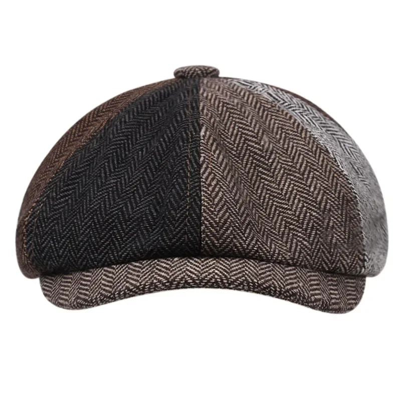 Classic Hat for Men Caps Vintage Retro Tweed Peaky Blinders Beret Hat Flat Peaked Cap Street Hats for Women Men