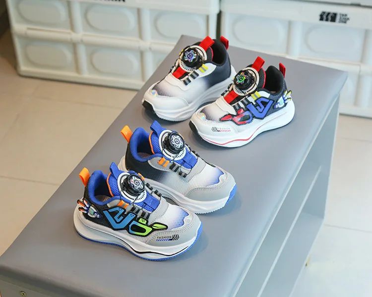 2025 Kids Breathable Mesh Sneakers | Non-Slip Soft Sole Outdoor Running Shoes for Boys Girls,