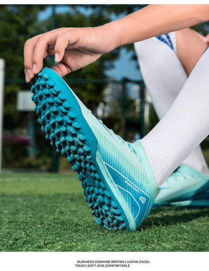 Men Professional Training Football Boots Ultralight Soccer Shoes Unisex Wholesale Women Breathable Drop Shipping Indoor Futsal