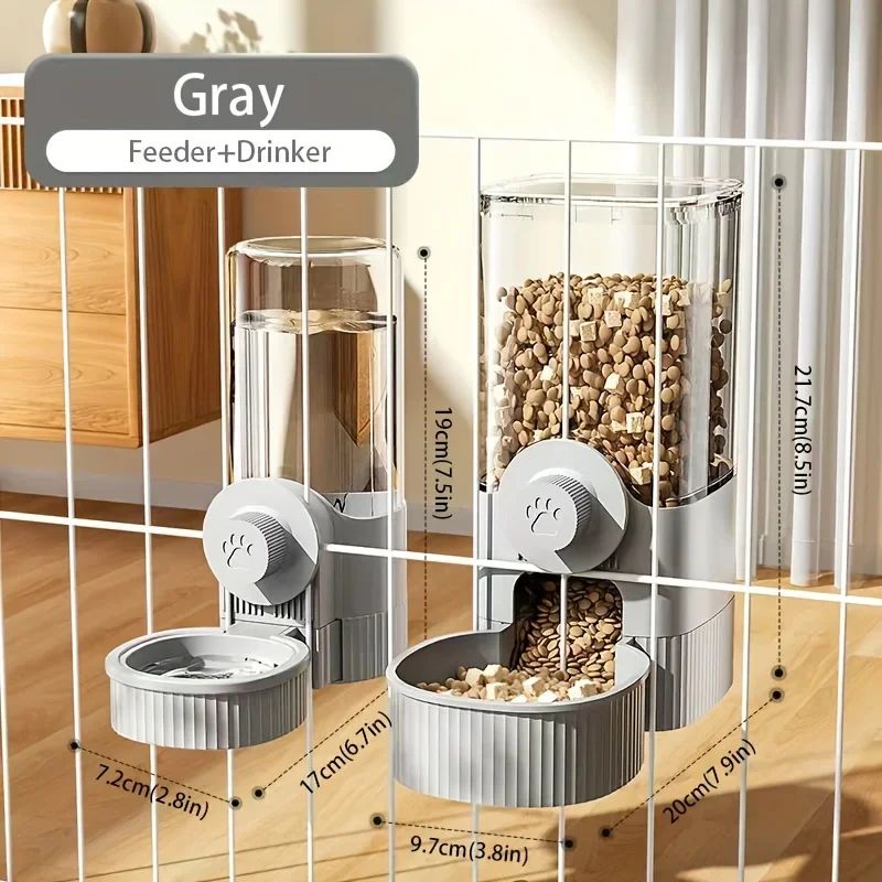 Tigela automática para gatos, cães e animais de estimação, bebedouros, tigela integrada para gatos, tigela de ração para gatos, cães, para comer, beber ág