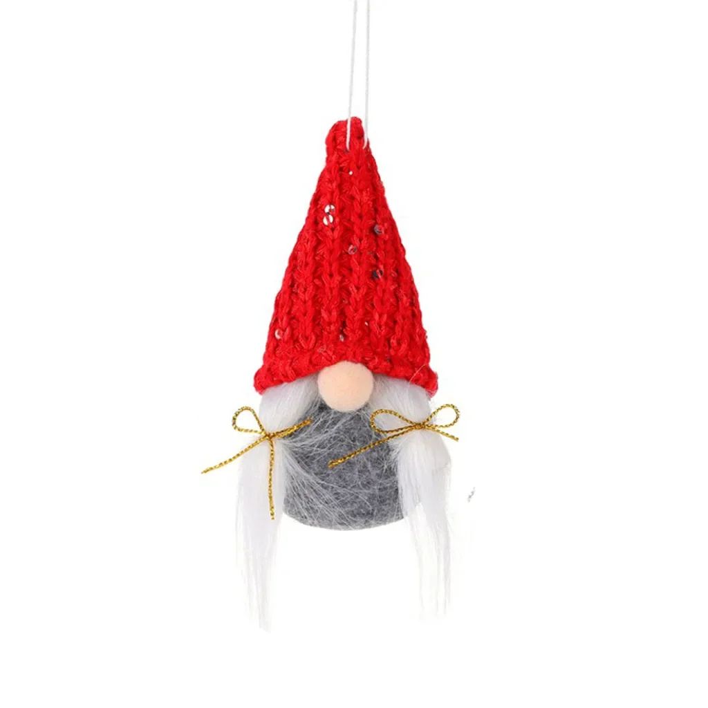 Christmas plush antlers angel girl pendant Christmas tree pendant creative doll pendant gift