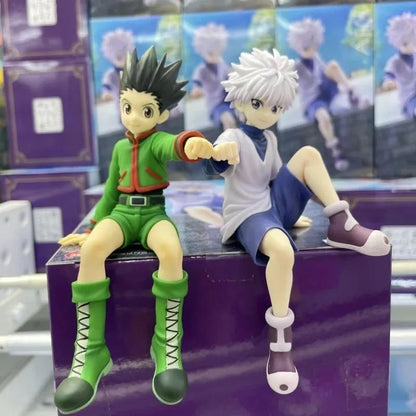 13cm Hunter x Hunter Gon Freecss Boneco Anime Zoldyck Boneco de Ação Modelo Estatueta Enfeites para Carro Brinquedos Presente
