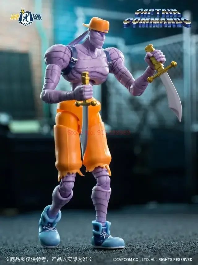 52TOYS Action Figure CAPCOM Final Fight 1PCS Colecionável Decoração de Mesa Presente Criativo para Aniversário 3.75inch/10cm