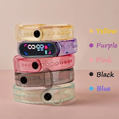 Mario Bros Children's Watches Action Figures Luigi Princess Peach Yoshi Bowser kids Sport Wristband Waterproof Digital Watch Toy