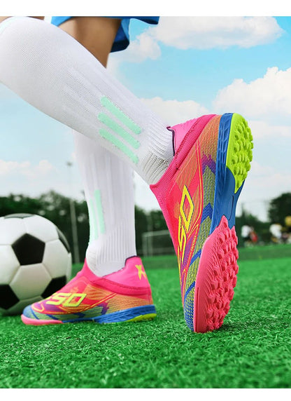 Men Football Boots Professional Society Cleats Original TF/FG Top Quality Indoor Soccer Shoes Booties Comfortable Sneaker Tenis