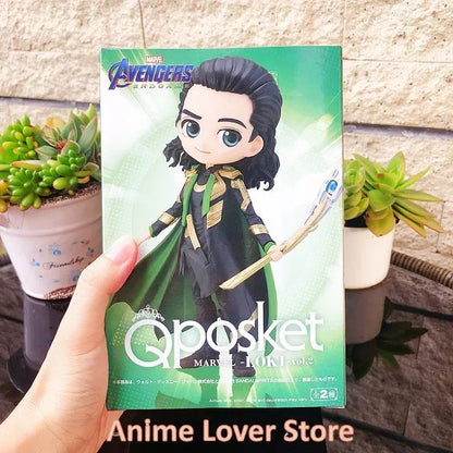 Em estoque Bandai Original Banpresto MARVEL Qposket Loki VO.1 VO.2 VO.3 Bonecos de Anime Brinquedos para Presente Infantil Modelo Colecionável
