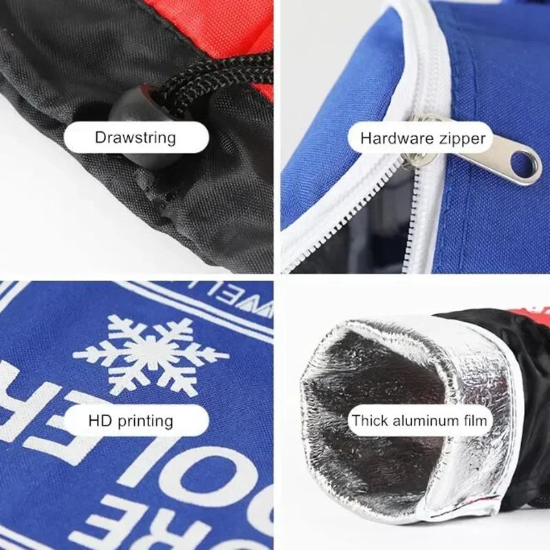 Portable Bottle Bag Insulated Thermal Ice Cooler Warmer Lunch Food Water Milk Picnic Insulation Thermos Bag For Man Women Kids