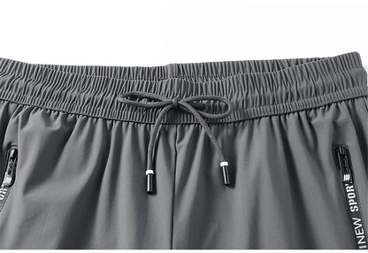 Summer Cool Pants Men 8XL Plus Szie Sweatpants Fashion Casual Stretch Pants Male Big Size 7XL 8XL Summer Trousers Black Grey