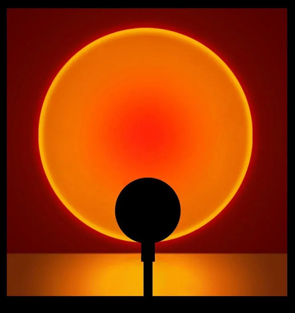 Led USB Sunset Lamp Projector Home Party Decor Night Light Atmosphere Neon Lights For Bedroom Living Room Wall Photography