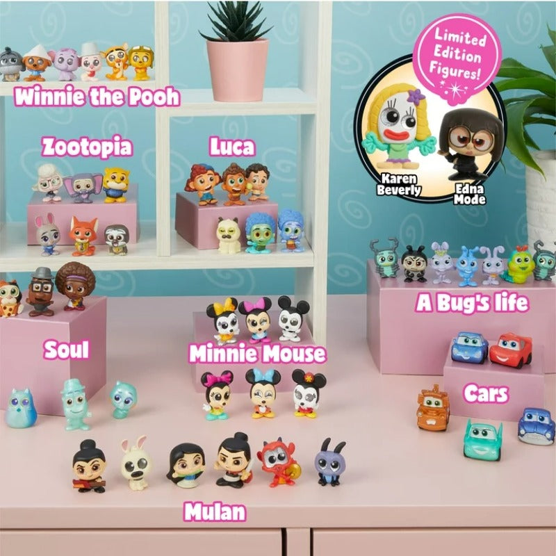 Disney Doorables Série 9 Soul Luca A Bug’s Life Carros Ursinho Pooh Minnie Mulan Figuras Raras de Edição Limitada Boneca Presentes Infantis
