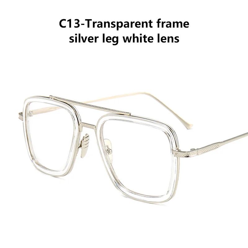 Tony Stark Glasses Men Women Sunglasses Iron man Eyewear Steampunk Sun Glasses Male Goggles