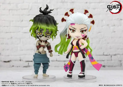 Em Estoque Original Bandai Figuarts Mini Demon Slayer Blade Fornalha Porta Anime Figura Q Versão Bonito Modelo Brinquedos