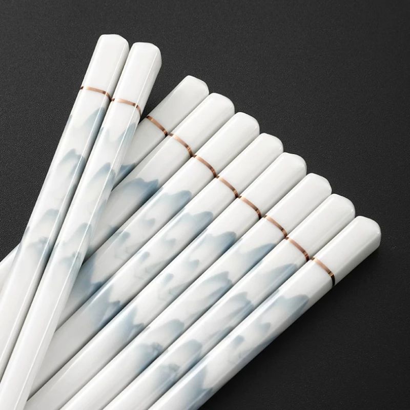 Hashis de ponta, novos, antibacterianos, à prova de mofo, antiderrapantes para uso doméstico, hashis domésticos resistentes ao calor