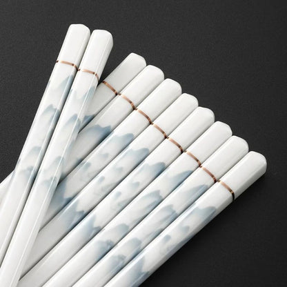Hashis de ponta, novos, antibacterianos, à prova de mofo, antiderrapantes para uso doméstico, hashis domésticos resistentes ao calor