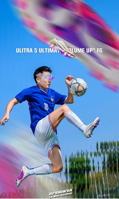 TF/AG Men Football Shoes Society Cleats Professional Soccer Shoes Original Boy Indoor Football Field Boots Sneaker Non Slip