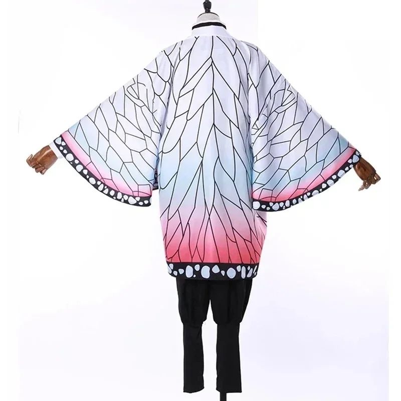 2026 Kochou Shinobu Cosplay Costumea Kochou Uniforms Wigs Hairs Halloween For Kids Adult Cos Party