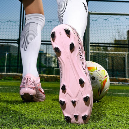 New Men Football Boots Futsal High-quality Mid-top Soccer Shoes Match Non-Slip Cleats Sneakers Indoor Hot-selling FG/TF