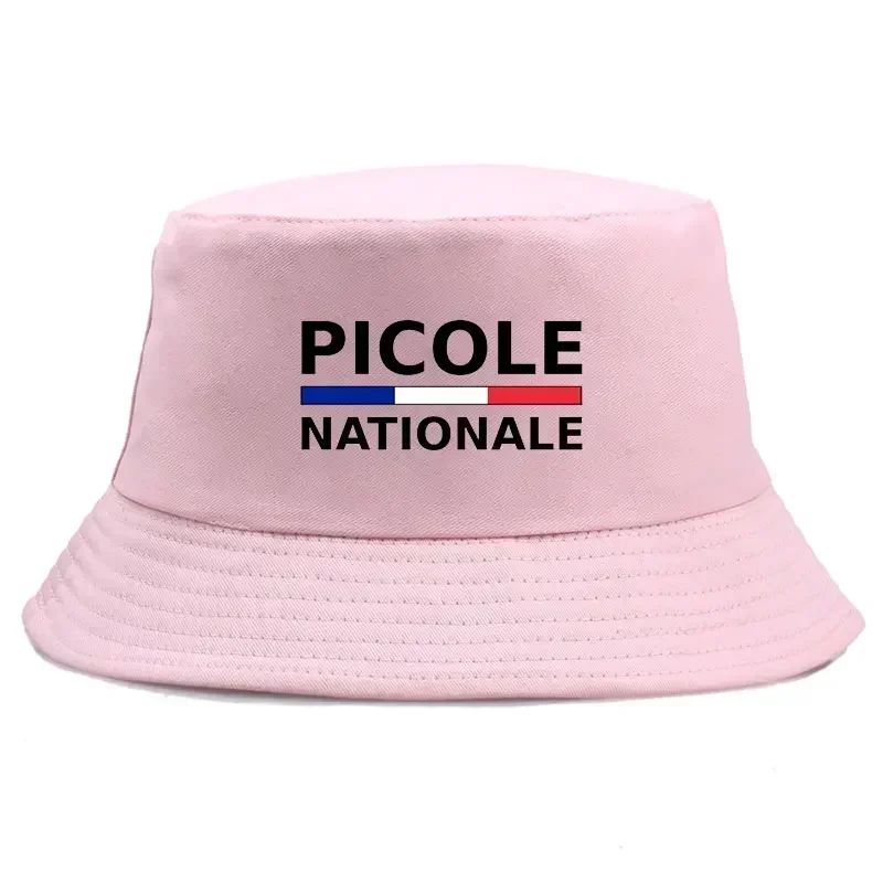 Summer Picole Nationale Bob Man Reversible Bucket Hat Women Cotton Fisherman Cap Unisex Outdoor Sport Sun Activities Panama