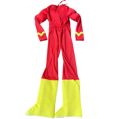 Halloween Superhero Set Flash Muscle Fancy Dress Unisex Fantasy Carnival Party Cosplay Costumes Fancy Dress Headgear Mask Sets