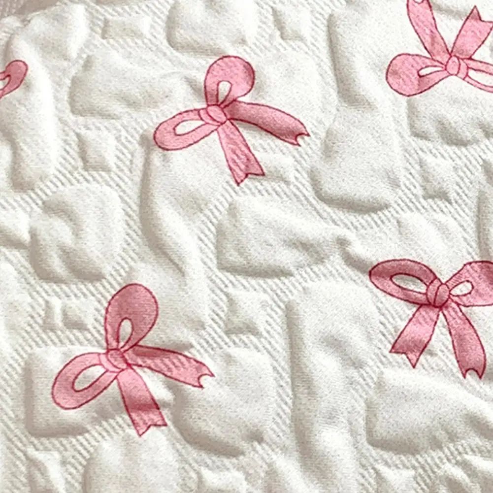 1PC Color Bow Canvas Large Capacity Lipstick Air Cushion Storage Bags Women's Makeup Bag Commuter Handbag Travel Toiletry Bags