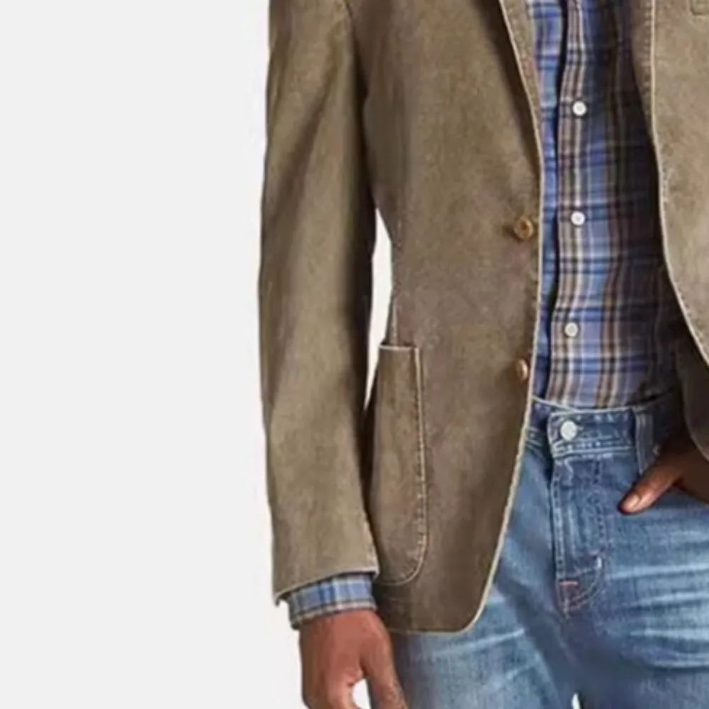 2024 New Denim Suit Burst Casual Solid Color Coat Men's Wear Men Blazer Slim Fit Victorian Jacket Blazer for Men