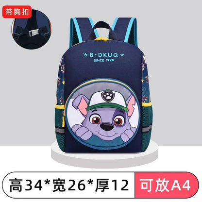 Mochila escolar de jardim de infância para meninos, desenho animado fofo de dinossauro, para estudantes, bebês de 2 a 5 anos, mochila de menina, mochila Homem-Aranha