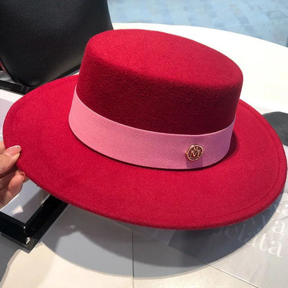 primavera outono moda praia 2025 Chapéu feminino fedora capela elegante Chapéu Panamá masculino fascinator Foto de casamento feltro Bowler novo