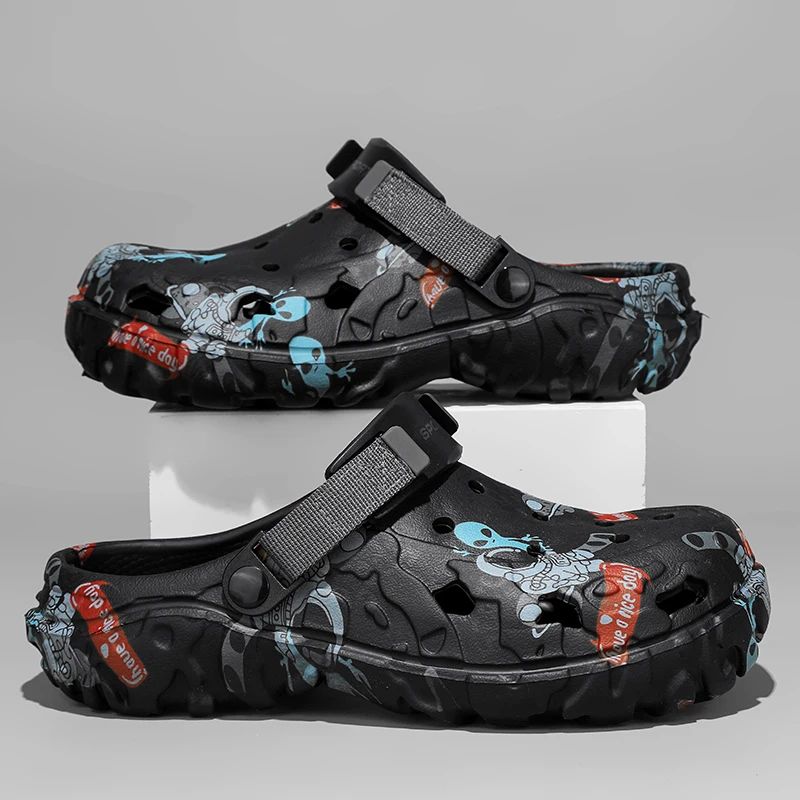 Men Shoes Slippers Men Garden Flat Sandals Platform Sandals Man Summer Sandals 2025 Male Sneakers Outdoor Flip Flops Home Clogs