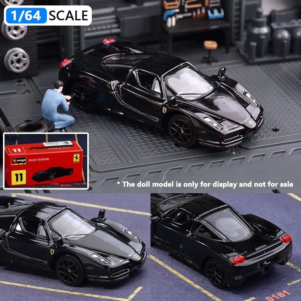 Bburago 1:64 Porsche 911 GT2 Lamborghini Ferrari SP3 812 1959 Cadillac Miniatura de Carro de Liga Fundida Brinquedo de Coleção Presentes
