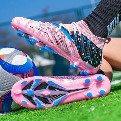 New Men TF/FG Soccer Shoes Society Original Grass Training Professional Cleats Football Boot Low Cut Top Quality Sneakers Casual