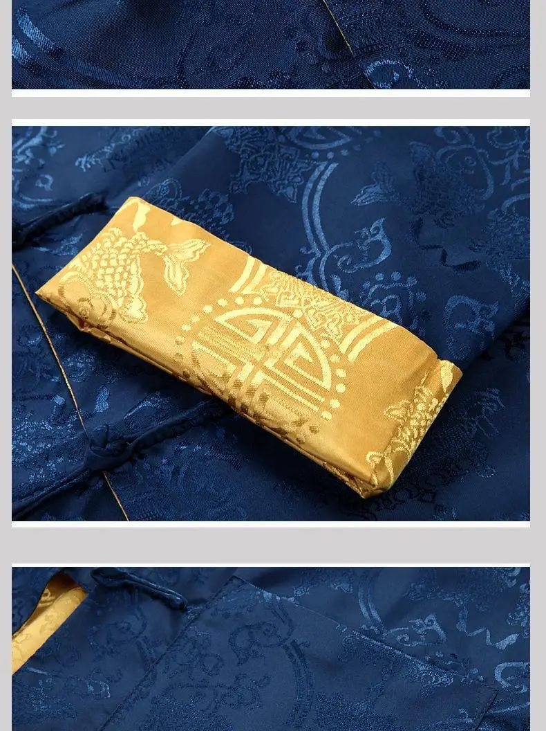 Spring Autumn Double-Sided Wearable Vintage Blazer Jacket Men's Casual Chinese Style Middle-Aged And Elderly Fashion Outerwear
