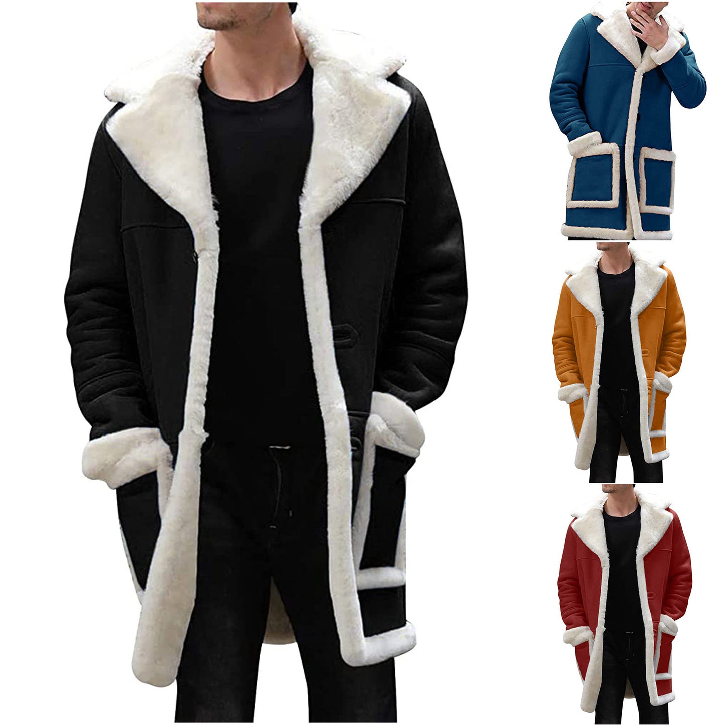 Men Coat Winter thicken to keep warm Outwear two way wear Coat Mens gentle Parka Jackets Long Overcoats male Brand Clothing