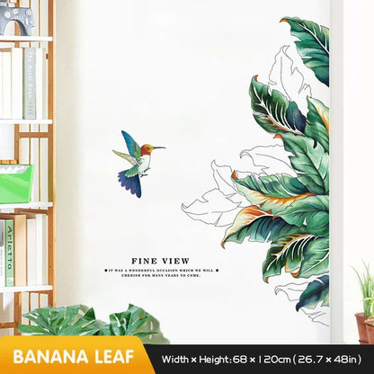 Ink Wall Stickers Wash Peach Blossom For Living Room Bedroom Home Flower Background Wall Decor Self-adhesive Sticker Wallpaper