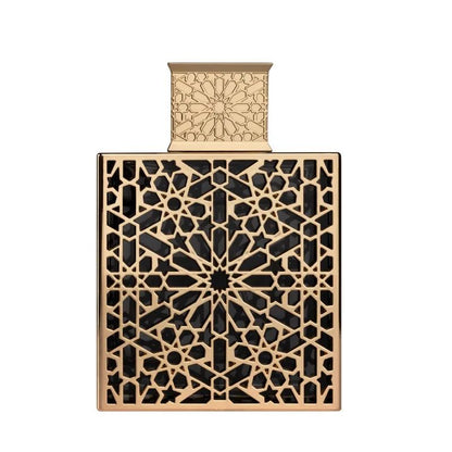 Perfume Gold-Lattice Arabesque Eau De Parfum Opulento Oriental Amadeirado Intrincado Luxuoso Alta Qualidade Fixação Duradoura Spray