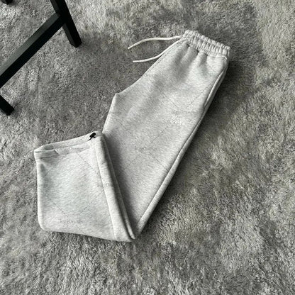 Calça de Moletom Larga Y2K com Estampa de Letras Estilo Streetwear Retrô Americano Harajuku para Mulheres e Homens, Calça de Cintura Alta da Moda, Roupa de Rua Masculina