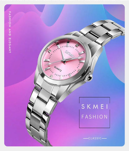 SKMEI1620  For Women Thin Lady Hour Ladies reloj mujer Fashion Simple Quartz Women Watch Japan Movement Luxury Quartz Watches