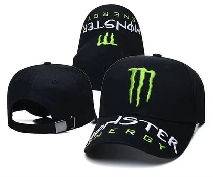 30 styles Monster Energy Embroidered Baseball Hat Summer Men's and Women's Sunscreen Duck Tongue Hat Racing Baseball Hat