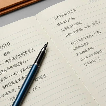 Vintage Kraft Cover A5 Notebook - Blank/Grid/Lined Writing Paper for Diary, Planner, School & Office Supplies