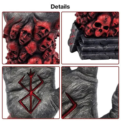 23cm Berserk Mão de Deus Anime Figura Mão do Diabo Estatueta Mão de Deus Estátua Modelo Colecionável Bonecas Brinquedos Presente Decoração de Casa
