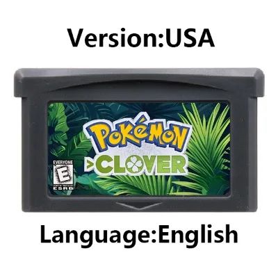 Cartucho de Jogo GBA Console de Videogame 32 Bits Card da Série Pokemon Crown Clover Unbound Quetzal Glazed Gaia Emerald Legacy