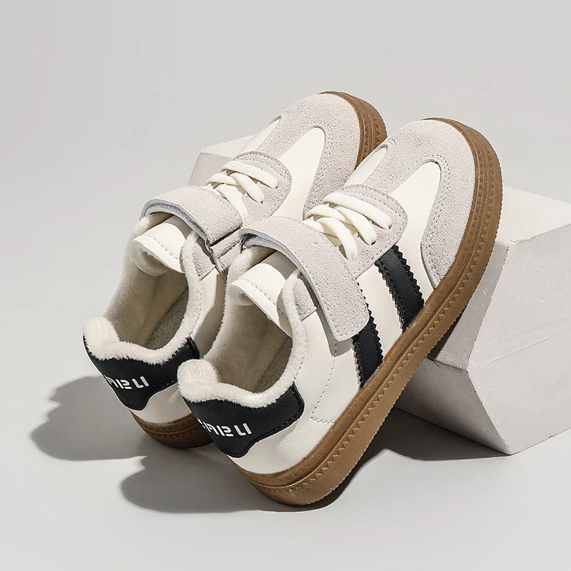 Children Casual Sneakers New Black Soft Bottom Girls Boys German Training Shoes Autumn Winter Fashion Red Kids Baby Casual Shoes