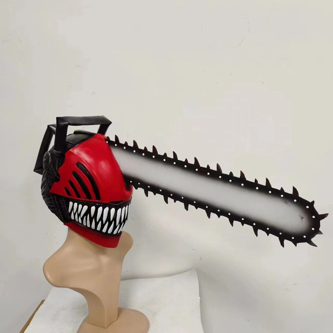 Chainsaw Head Cover Terrifying Latex Mask Halloween Electric Saw Masks Electric Motor Saw Cosplay Costume Props Monsters Cos
