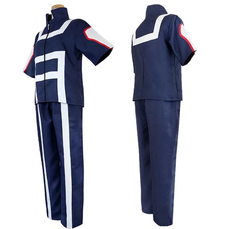 Anime My Hero Academia Boku Cosplay Gym Sport Costume Men Women School Suit Uniform T-shirt Pants Gymnastics Clothes Full Set