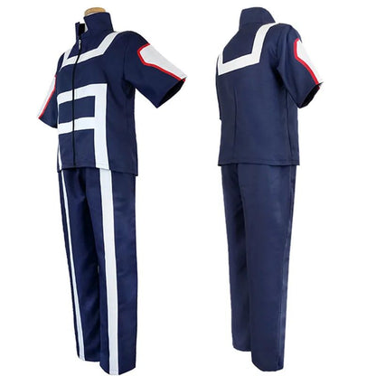 Anime My Hero Academia Boku Cosplay Gym Sport Costume Men Women School Suit Uniform T-shirt Pants Gymnastics Clothes Full Set