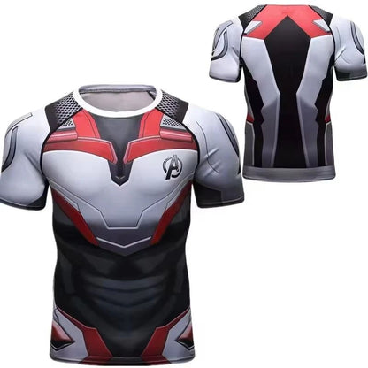 Summer Popular Luxury Tshirt Ant-Man Marvel Hero 3D T-Shirt Men Clothing Tshirt Iron Man Superman Batman Spider Man