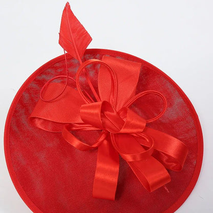 Wedding Mesh Fascinators for Women Tea Party Hat Kentucky Derby Headpiece Feather Fancy Hats Wedding Church Hatinator Headband