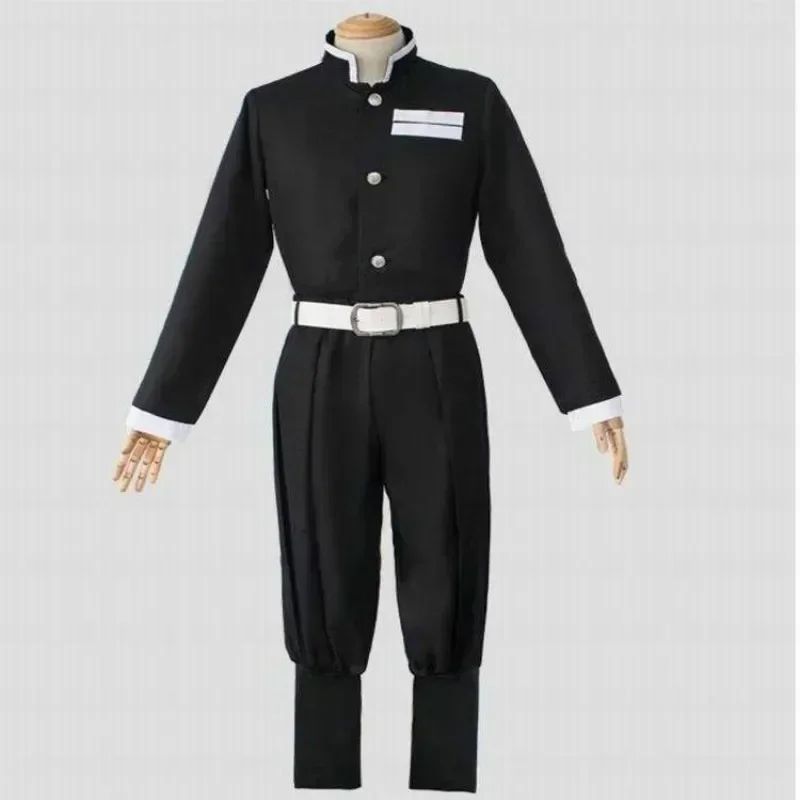 2026 New Cosplay Costume Anime Slayer Yaiba Top Jacket Pants Black Team Unisex Uniform Set Halloween Christmas Clothes